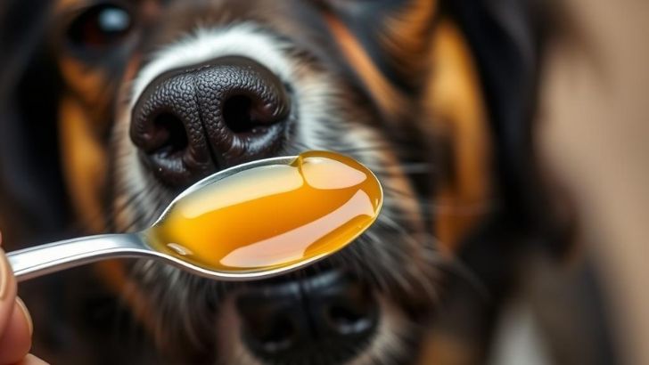Reasons for Dog Coughing at Night and How to Help Honey for Soothing Relief