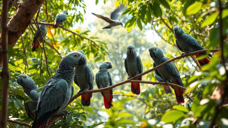 The African Grey Parrot: Intelligence, Conservation, and Care natural habitat
