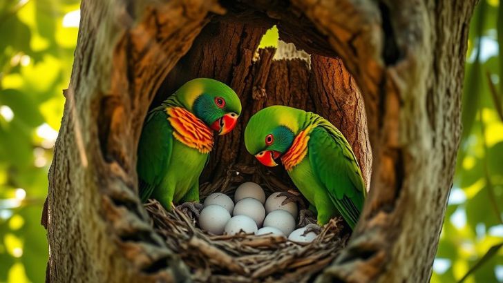 Rose-Ringed Parakeet: Vibrant Bird of the Tropics Breeding and Reproduction