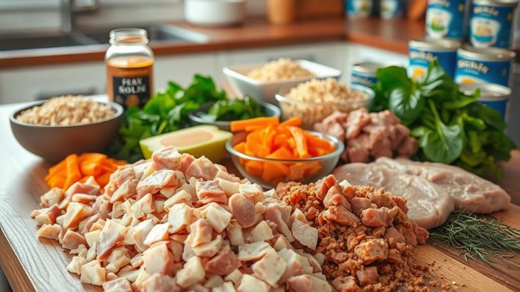 Ingredients to Include in Homemade Cat Food