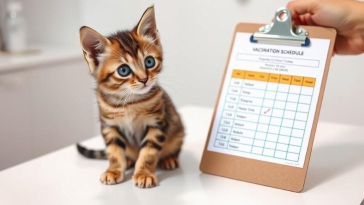 Recommended Vaccination Schedule for Kittens