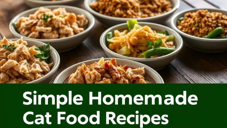 Simple Homemade Cat Food Recipes