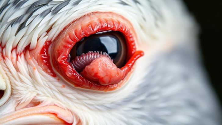 Symptoms of Bird Eye Infection